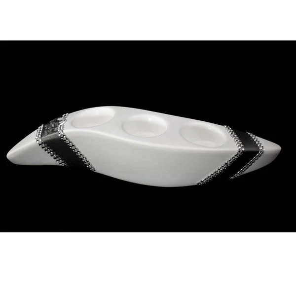 CER-ŚWIECZNIK III ESKA *DECOR PASEK BIALY* C-905P