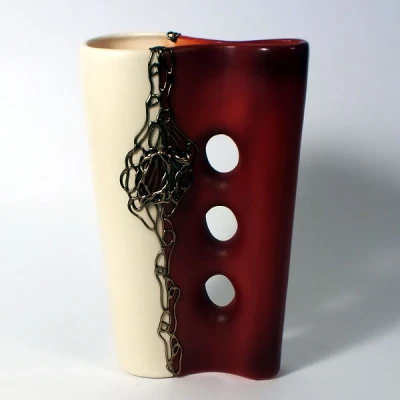 CER-WAZON 3 DZIURY *DECOR MAHOŃ* C-028DM