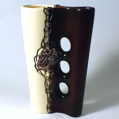 CER-WAZON 3 DZIURY *DECOR1/2 VENGE/BRĄZ* C-1/2-028DV/BR