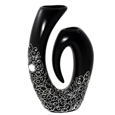 CER-WAZON CYFRA 6 *DEKOR SREBRO-CZARNY* C-229SC