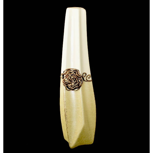 CER-WAZON KABACZEK DUŻY *1/2 RÓŻA-KREM* C-683R