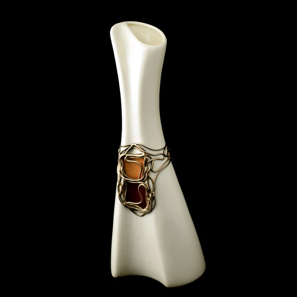 CER-WAZON KRAWAT MAŁY *WITRAŻ-KREM* C-832W