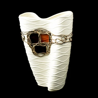 CER-WAZON PODWÓJNY Z RELIEFEM *WITRAŻ* C- 609W