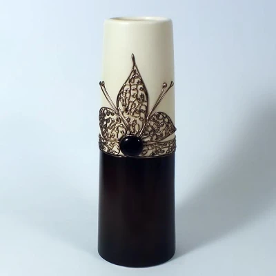 CER-WAZON TUBA ŚREDNIA *DEKOR 1/2VENGE/BRĄZ* C-546-1/2DV/BR