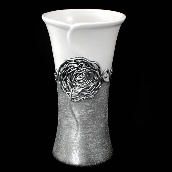 CER-WAZON ŻMIJKA *DEKOR 1/2 RÓŻA-BIAŁY* C-766-1/2R