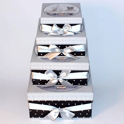 GARDEN-KPL. 4 PUDEŁEK KWADRATOWYCH *H5147JC353*