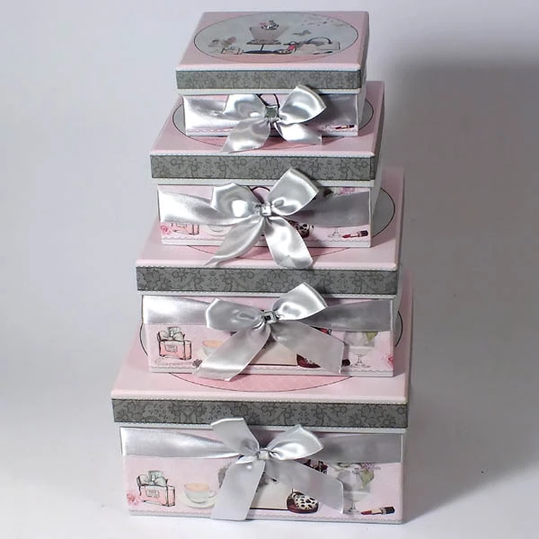 GARDEN-KPL. 4 PUDEŁEKO KWADRATOWYCH *H5147J-C418*