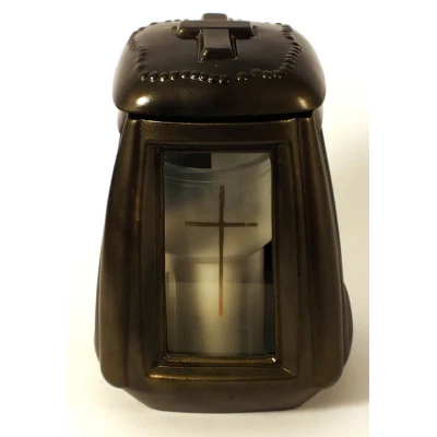 JAWO-LAMPION CERAMICZNY KRZYŻ+WKLAD