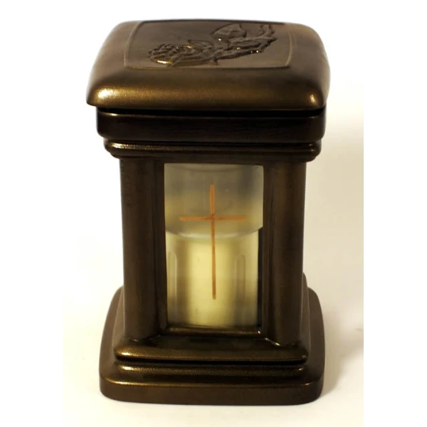 JAWO-LAMPION CERAMICZNY RÓŻA+WKLAD