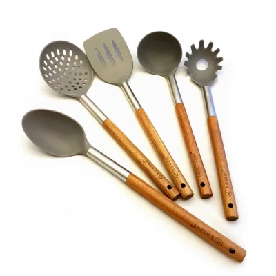 KAS-ZESTAW PRZYBORÓW KUCHENNYCH 5ELEM. *AKACJA*