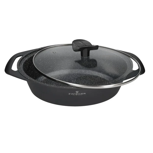 ZWIEGER-BRYTFANNA OWAL CZARNA ZP 33CM/4,4L *FORTE*