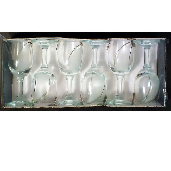 KPL.6 KIELISZKÓW DO WÓDKI *SALSA* WSTĘGA PLATYNA