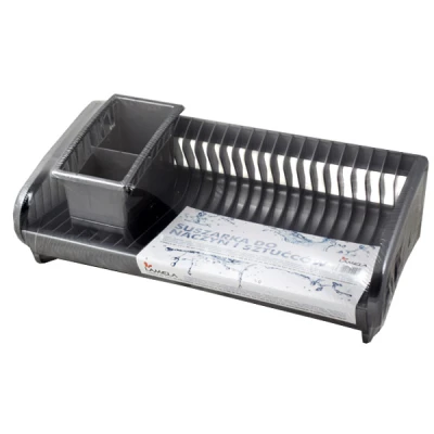 LAMELA-SUSZARKA DO NACZYŃ + OCIEKACZ *SREBRNY METALIK*