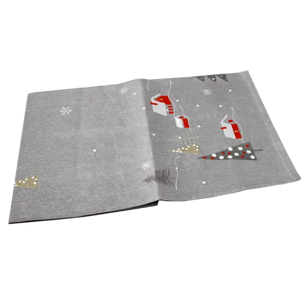 MESA-BIEŻNIK *BOŻE NARODZENIE* 40X175 SZARY 427