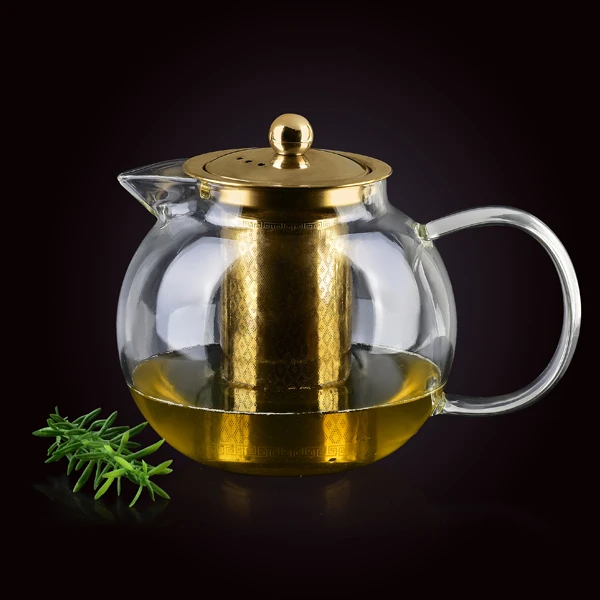 MON-DZBANEK SZKLANY 1L Z METALOWYM ZAPARZACZEM 3626