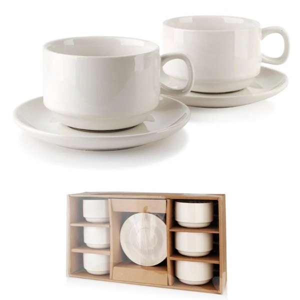 MON-KPL.6 FILIŻANEK ZE SPODKAMI 200ML 9454