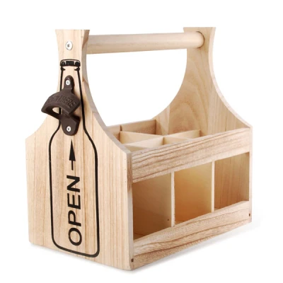 MON-STOJAK NA 6 BUTELEK DREWNO 8978