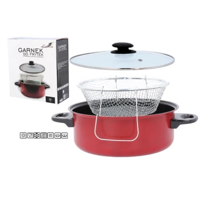 CHOM-GARNEK DO FRYTEK 24CM SZ/P 2383