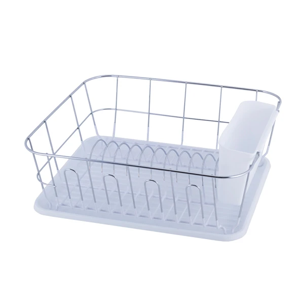 SUSZARKA DO NACZYŃ 37X33X13,5CM BIAŁA 0763D