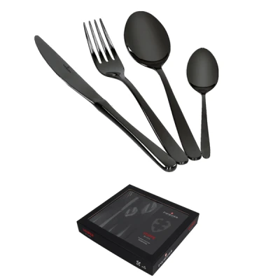 ZWIEGER-KPL. 24 EL. SZTUĆCÓW *VESPER BLACK*