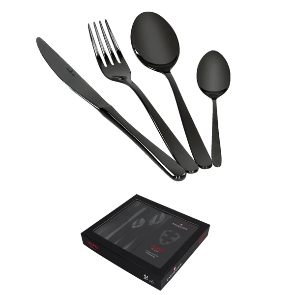 ZWIEGER-KPL. 24 EL. SZTUĆCÓW *VESPER BLACK*