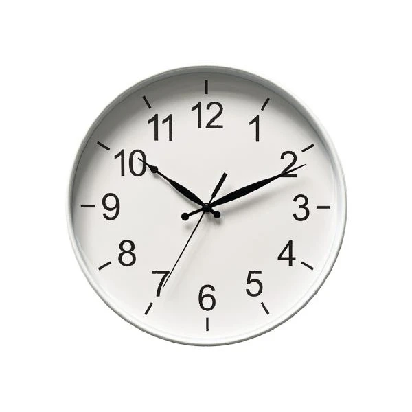 AS-ZEGAR ŚCIENNY 35CM BIAŁA TARCZA/BIAŁY