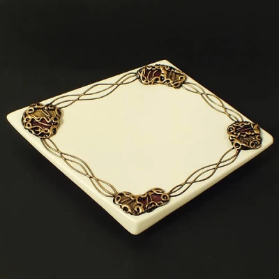 CER-PODSTAWKA ROMB DUŻY *DEKOR ART* C-212ART