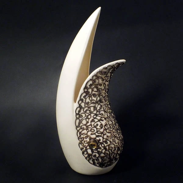 CER-WAZON DELFIN DUŻY *DECOR ZŁOTO* C-570DZ