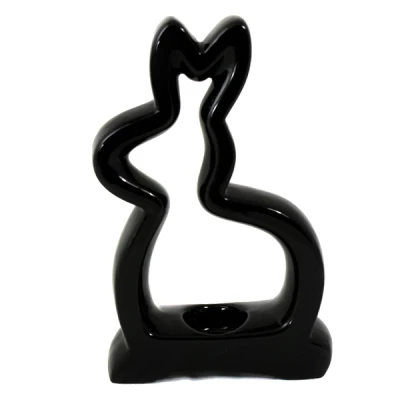 CER-ZAJĄC OKNO DUŻY *SZKLIWO CZARNE* C-1093SZK