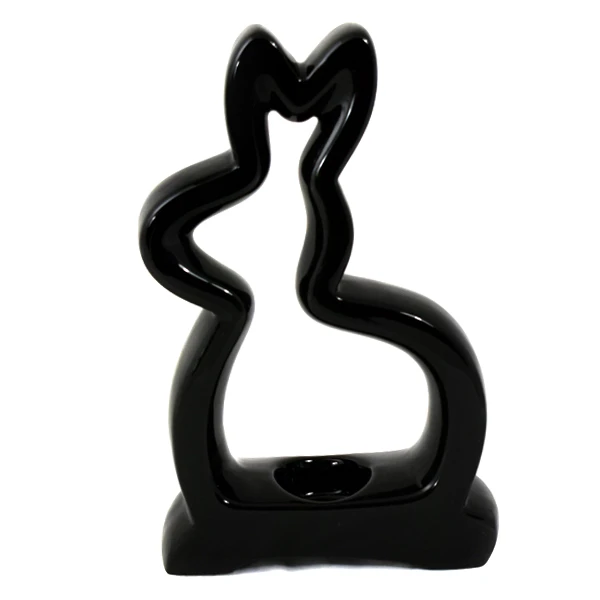 CER-ZAJĄC OKNO DUŻY *SZKLIWO CZARNE* C-1093SZK