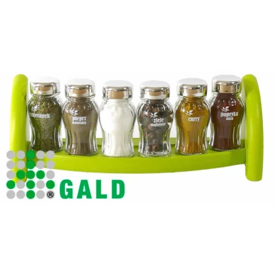 GALD-PÓŁKA STOJ/WISZ. 6 *S* CHROM ZIELONY