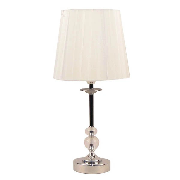 TOM-LAMPKA NOCNA 41,5CM PRZEŹROCZYSTE KULKI/BIAŁY ABAŻUR * LC01C*