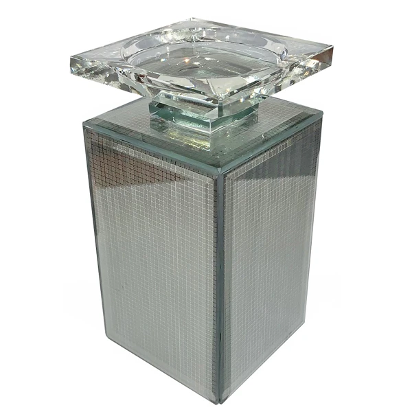 TOM-ŚWIECZNIK  LUSTRZANY 9X9X17,5CM SL16