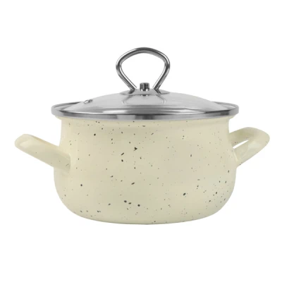 RYB-GARNEK EMALIOWANY OKUWANY 16 Z/P 1,9L KREMOWY HELENA