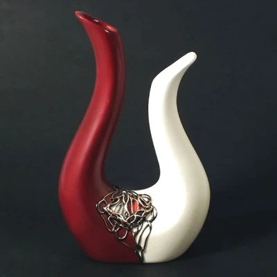 CER-WAZON HARFA DUŻA *DECOR MAHOŃ* C-201DM