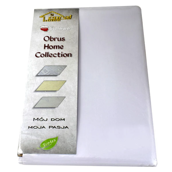 CORAL-OBRUS 140*180 GASTRO - BIAŁY SATYNA