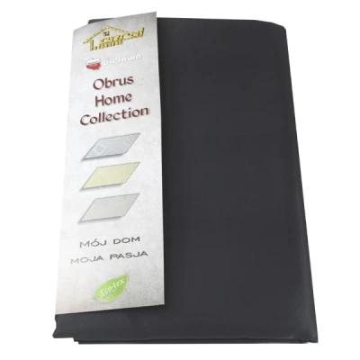 CORAL-OBRUS 140*180 GASTRO - SREBRNY SATYNA