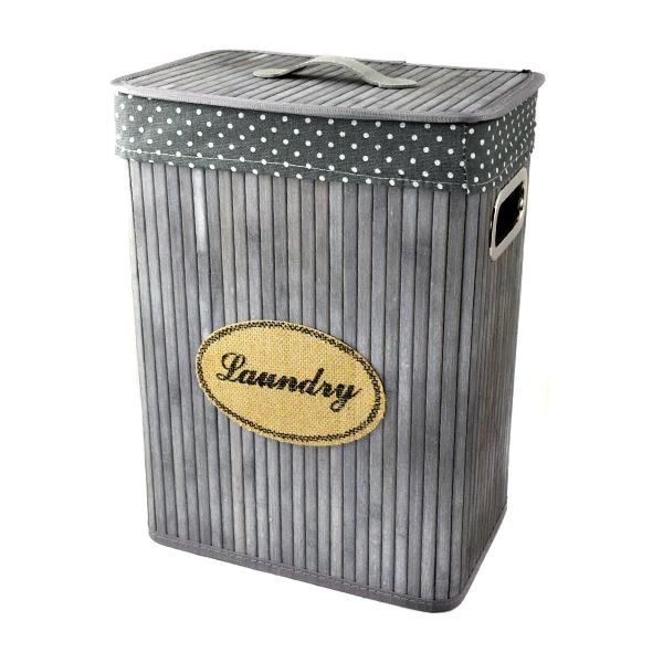 DM-KOSZ WIKLINOWY PROSTOKĄTNY WYŚCIELANY Z/P *L* H54 30X40 YD18425/L SZARY