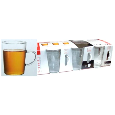 KPL. 6 SZKLANKEK ŻARO *STOŻEK* 0.22L