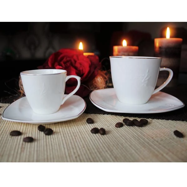 DUO-KPL. FILIŻANEK 2+2 *LEROS* 220ML.