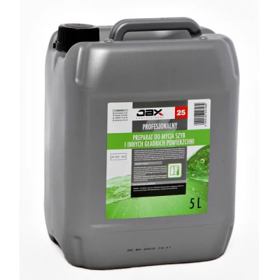 JAX-25 PROFESIONALNY PREPARAT DO MYCIA SZYB I INNYCH GŁADKICH POWIERZCHNI *JAX PROFESSIONAL* 5L