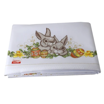 ROD-OBRUS 140X180 *WIELKANOC* ZŁOTY