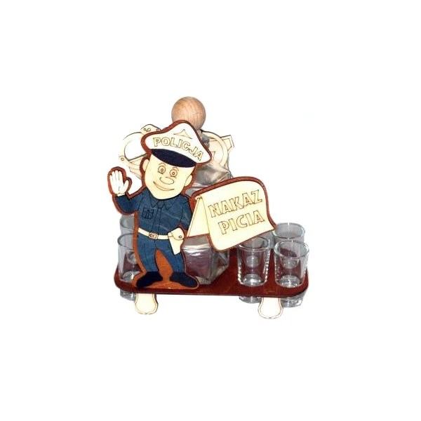AN-KPL.KARAFKA *POLICJANT* 657