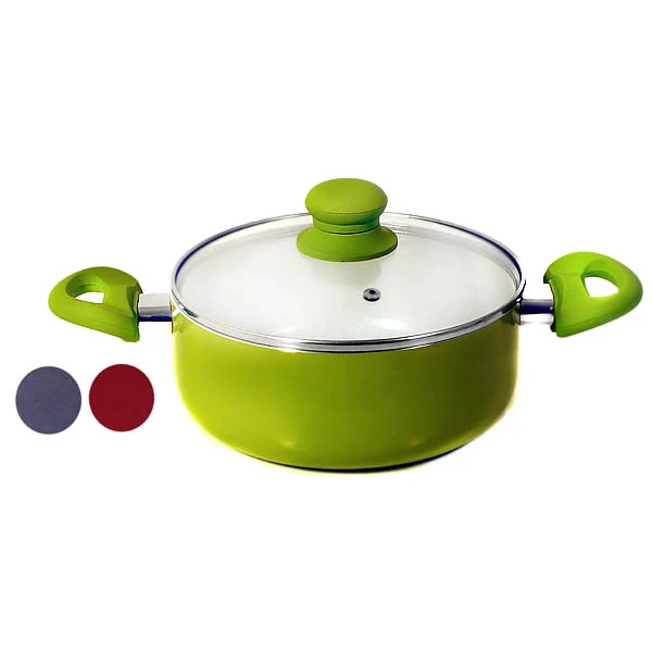 MX5997-GARNEK ALU 24CM CERAMICZNY Z/P KOLOR