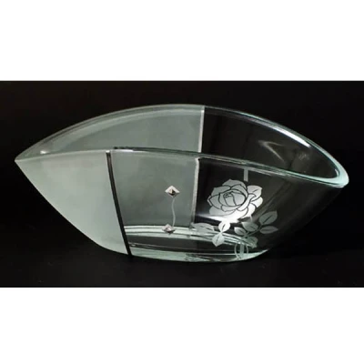 WAZON PIASEK + CYRKONIE RÓŻA +TAŚMA 30CM