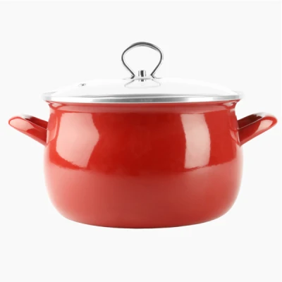 RYB-GARNEK EMALIOWANY OKUWANY 18 Z/P 3L CZERWONY HELENA