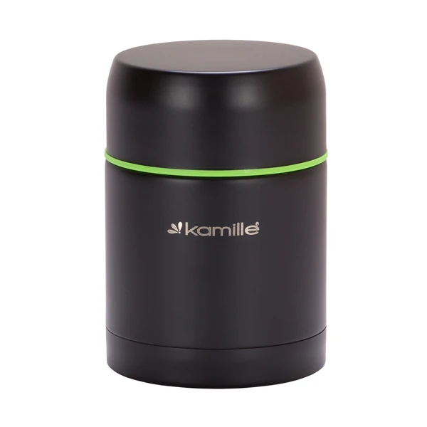 TERMOS OBIADOWY 500ML NIERDZEWNY CZARNY 2092