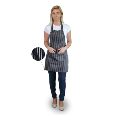 ZAPASKA *OLA* BAWEŁNA PASEK SZARY *S*