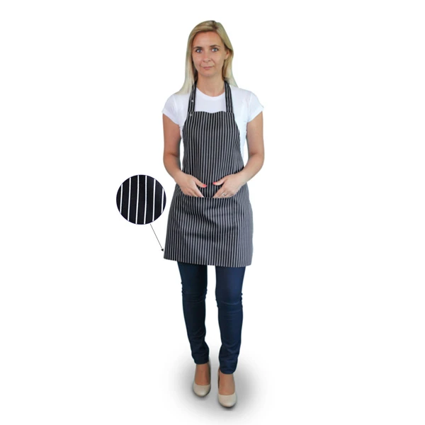 ZAPASKA *OLA* BAWEŁNA PASEK SZARY *S*