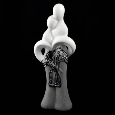 CER-AKT PARA W OBJĘCIACH SERCA *DECOR WITRAŻ 1/2 BROKAT BIAŁY* C*852*1/2W